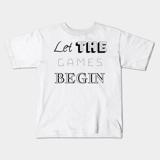 AJR Let the games begin Kids T-Shirt